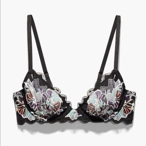 Savage X Fenty Zig Zag Zen Unlined Lace Plunge Bra